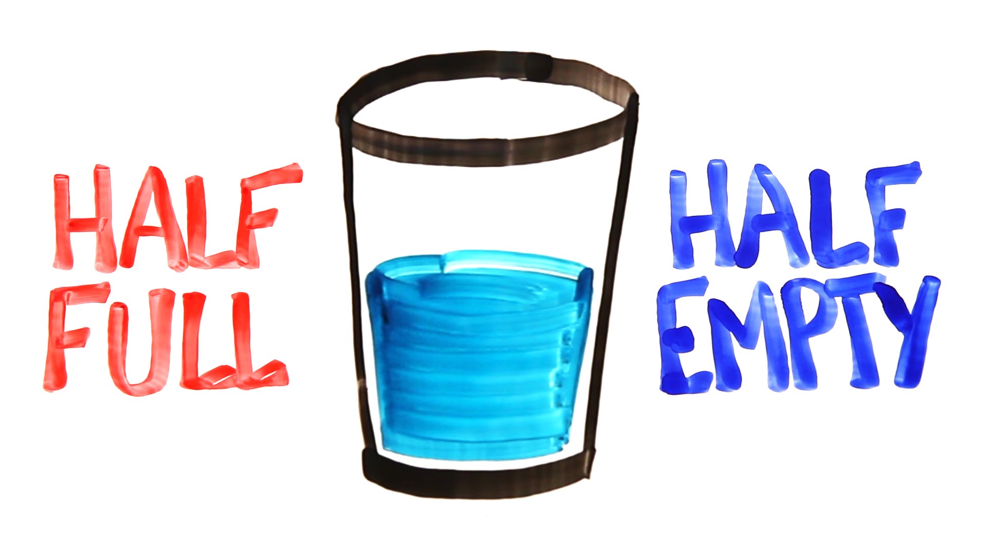 Link to Half full-Half empty glasses