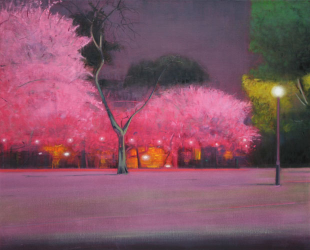 Cherry Trees Painting